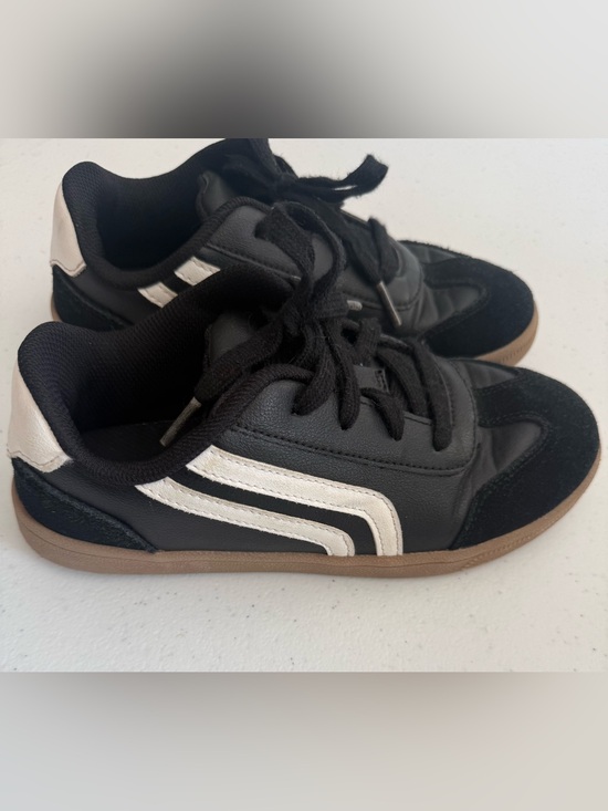 Cat & Jack Other - Cat & Jack Black Sneakers with White Stripes